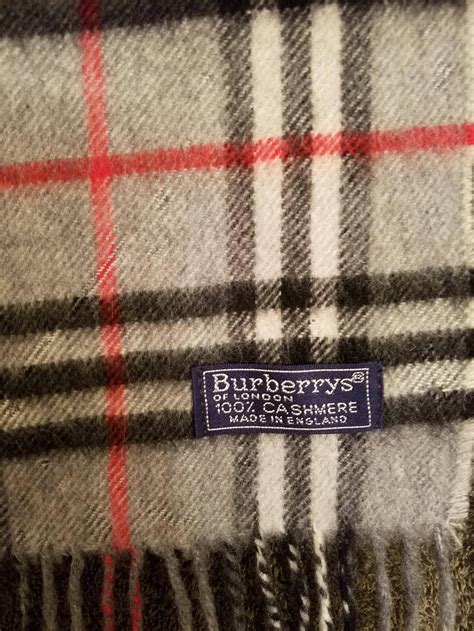 burberry scarf vintage label|is a burberry scarf real.